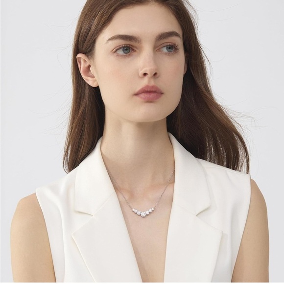 Gemalux Moissanite 2.8 Necklace - Picture 3 of 4